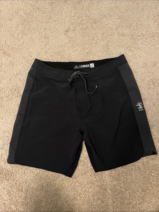 Rip Curl Other - Rip Curl Black Men's Board Shorts with Subtle Side Panels 38